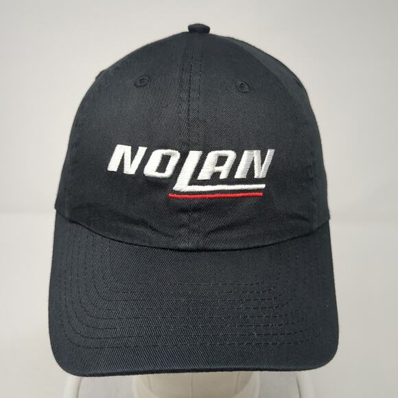 Nolan Real Rider Strapback Baseball Cap Black One Size Adjustable ATT Headwear - Picture 2 of 9